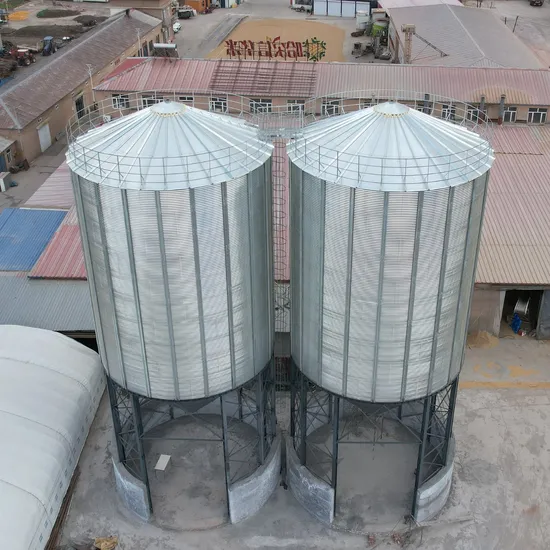 275g Hot-Dip Galvanized 7.2t Poultry Feed Storage Silo