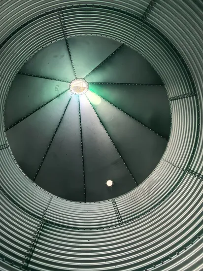 275g Hot-Dip Galvanized 7.2t Poultry Feed Storage Silo