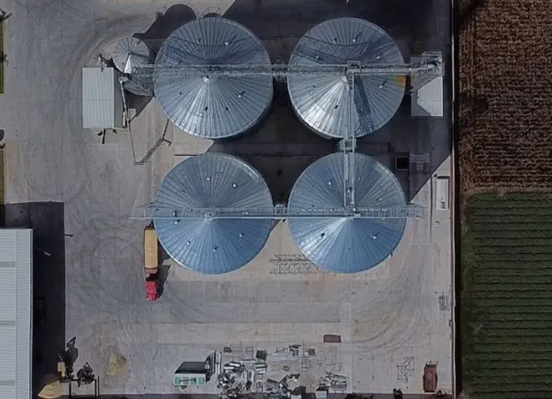 Corrugated Steel Feed Silo for Farm & Mill Grain Storage