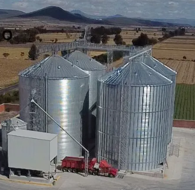 Corrugated Steel Feed Silo for Farm & Mill Grain Storage
