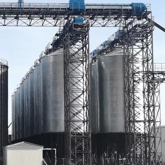 200-2000 Ton Flat Bottom Galvanized Steel Feed Silo