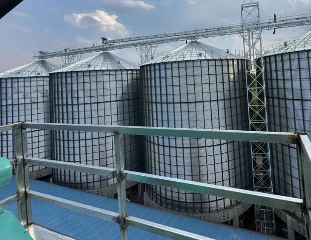 Corrugated Steel Feed Silo for Farm & Mill Grain Storage